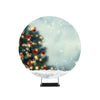 Blurred Christmas Tree Backdrop Circle Backdrop Stand
