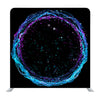 Colorful Blue Circle Frame On Black Background Media Wall