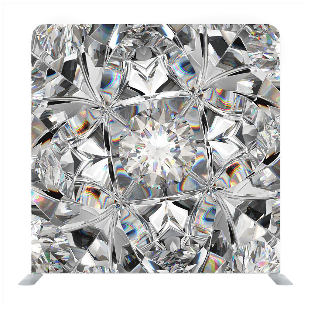 Colorful Crystal Diamond Closeup Pattern Media Wall