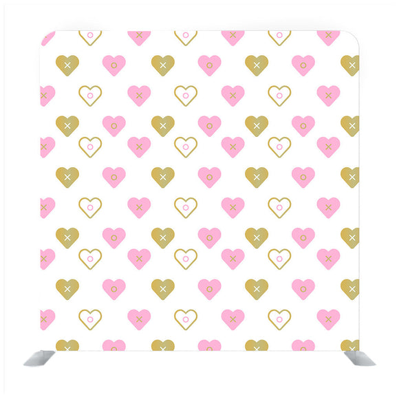 Fine seamless texture of colorful hearts Backdrop