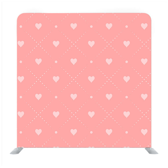 Flat design endless  of tiny heart pattern Backdrop