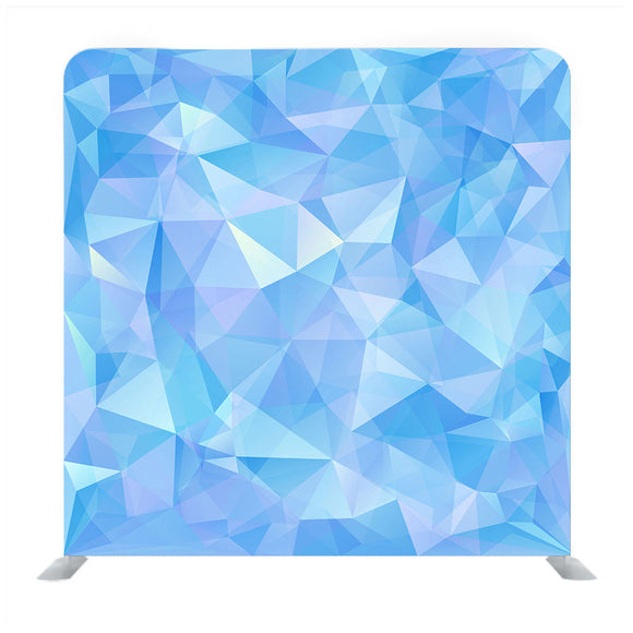 Geometric Triangle Pattern Media Wall