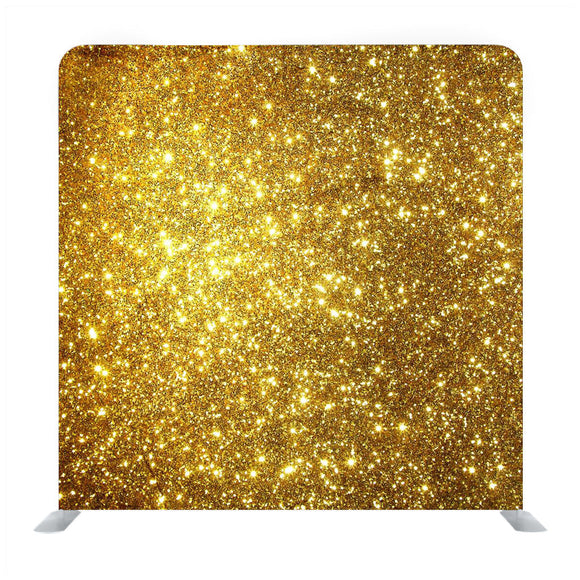 Gold and Black Glitter Media Wall