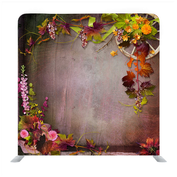 Grapevine Flower Decor Media Wall