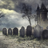 Haunted House Halloween Scary Party Design Background