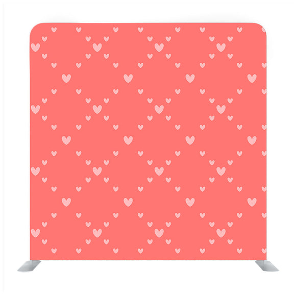 Heart bubbles design with pink background Backdrop
