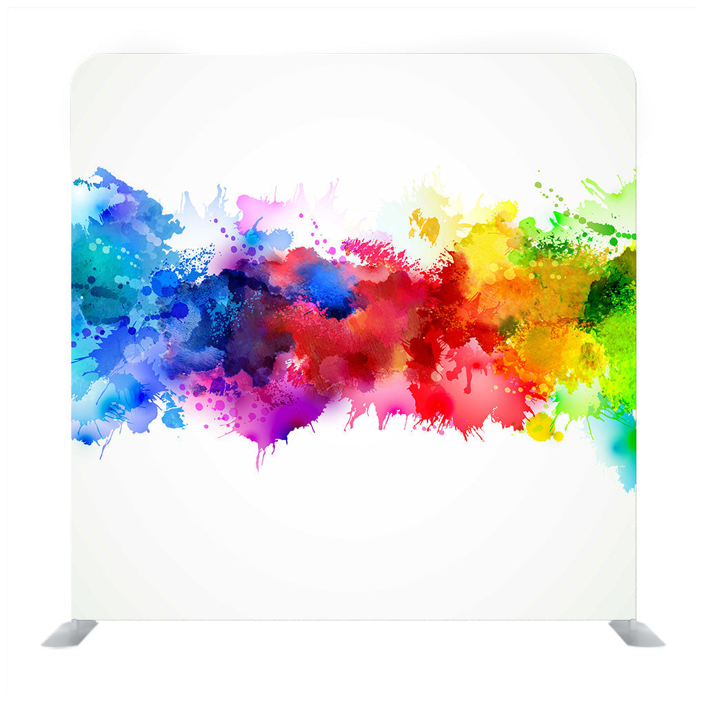 Multi Color Splash Background Media Wall