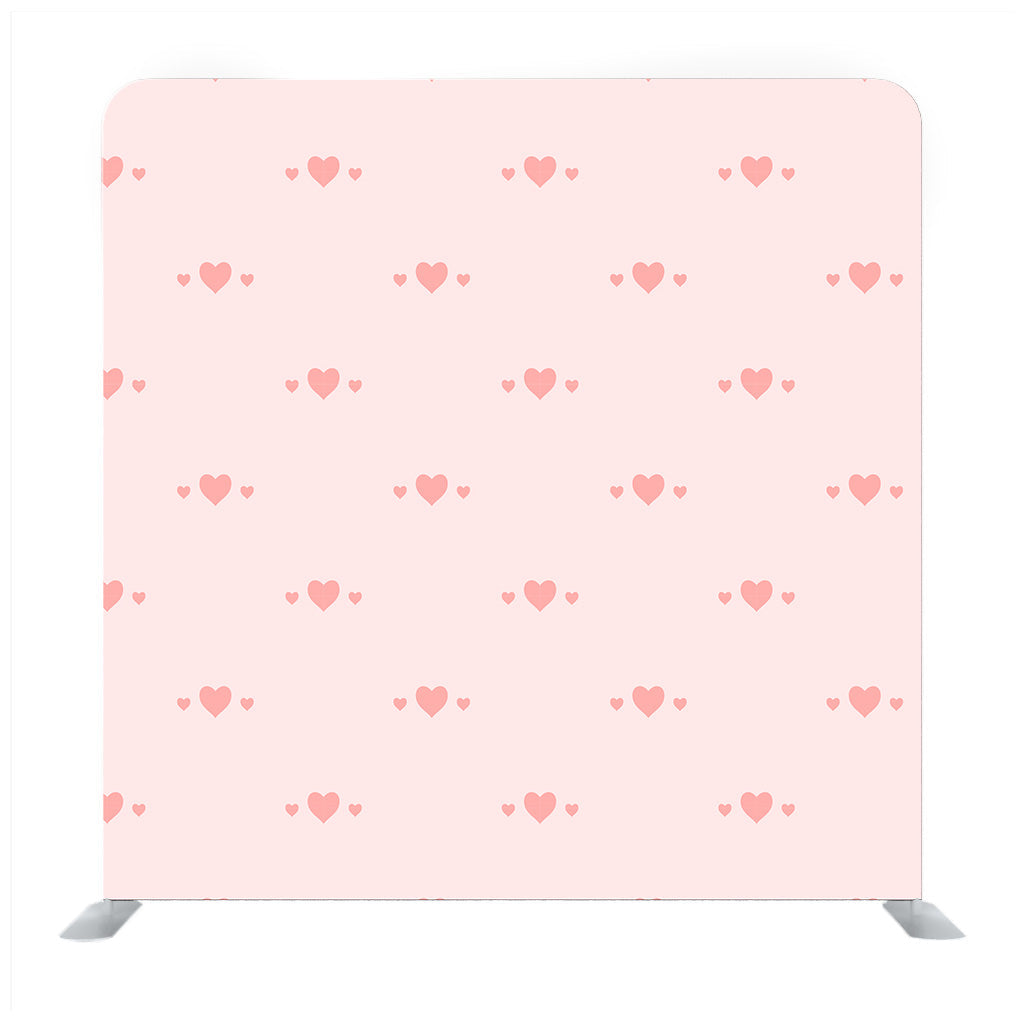 Pattern of Pink Hearts Media wall