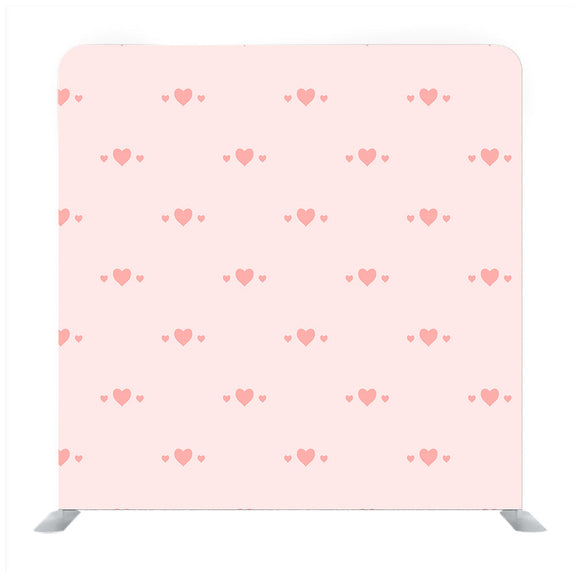 Pattern of Pink Hearts Media wall