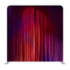 Red Curtains Panorama Closed And The Lights To A Scene Background Media Wall