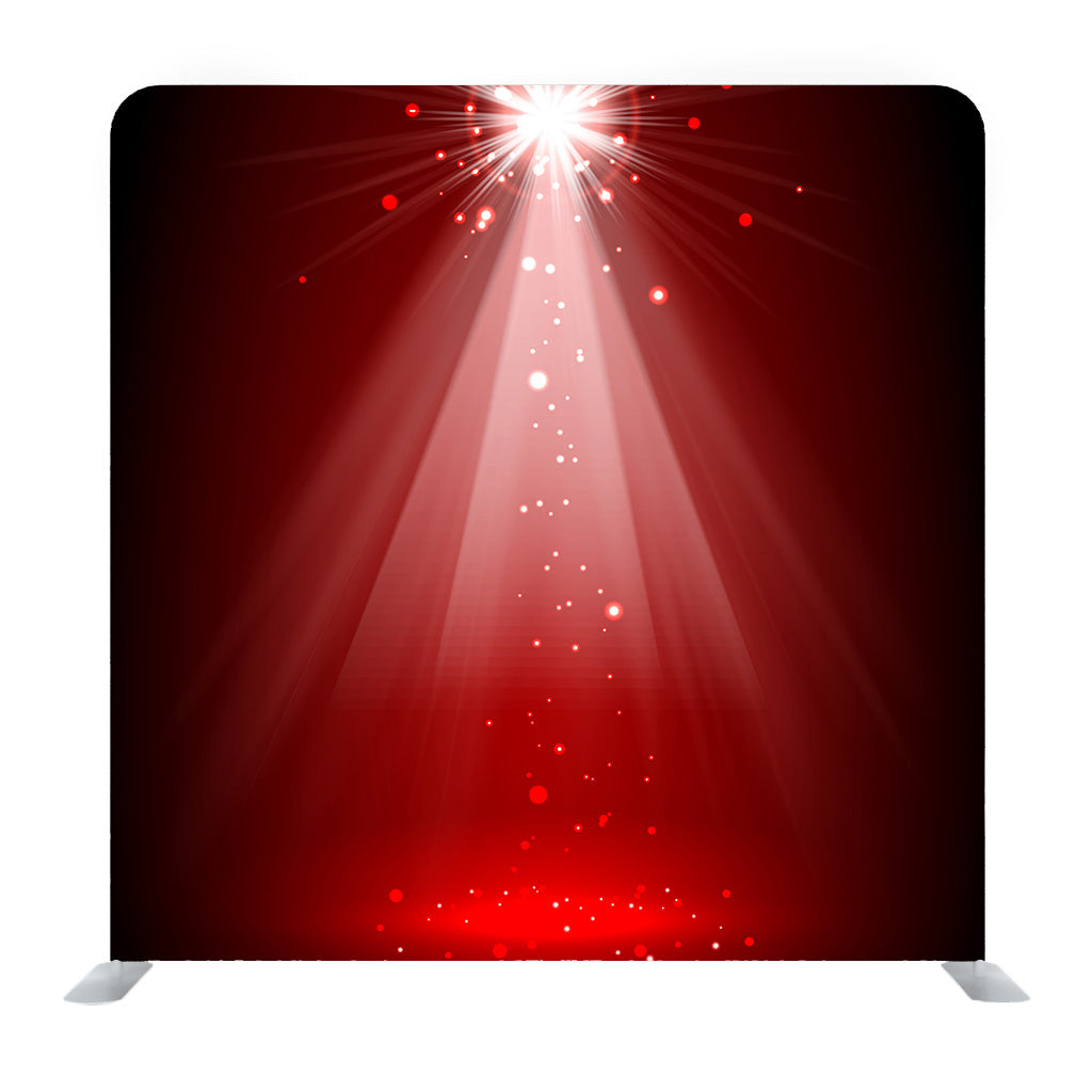Spotlight Red On Stage Background Media Wall