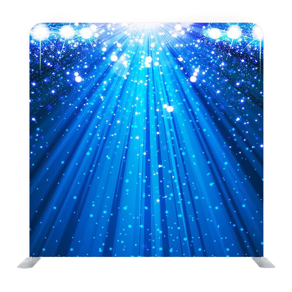 Stars On Blue Striped Background Media Wall