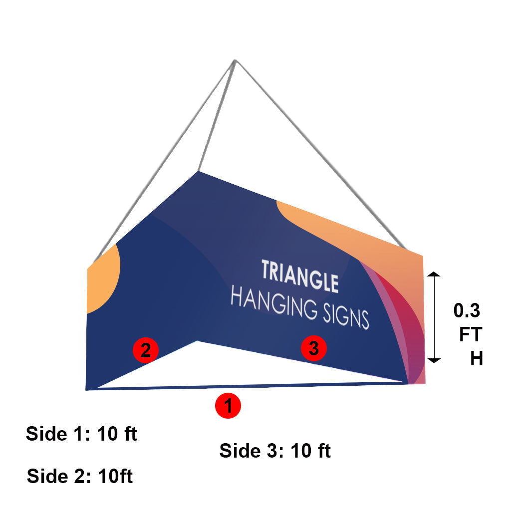 Banner colgante triangular SkyTube