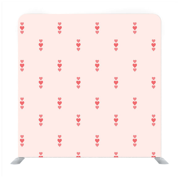 Valentine day  hearts on pink rose Media wall