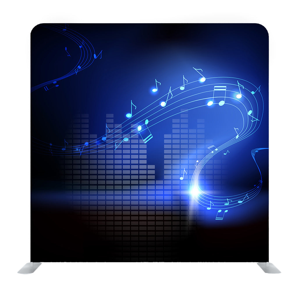 Vector Background With Musical Notes Background Media Wall