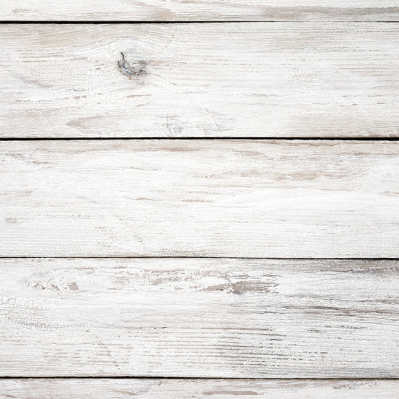 Vintage Weathered Shabby White Painted Wood Texture Background.