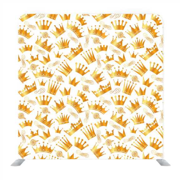 Vintage seamless pattern with crowns background backdrop