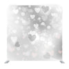 White Heart pattern Media wall