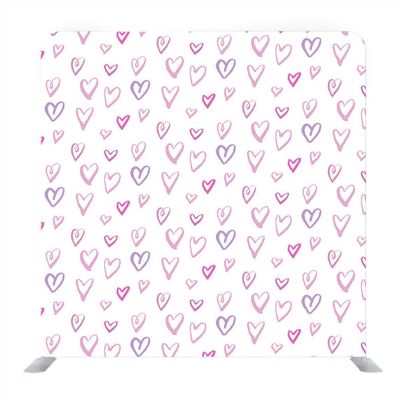 sketch hearts seamless pattern media wall