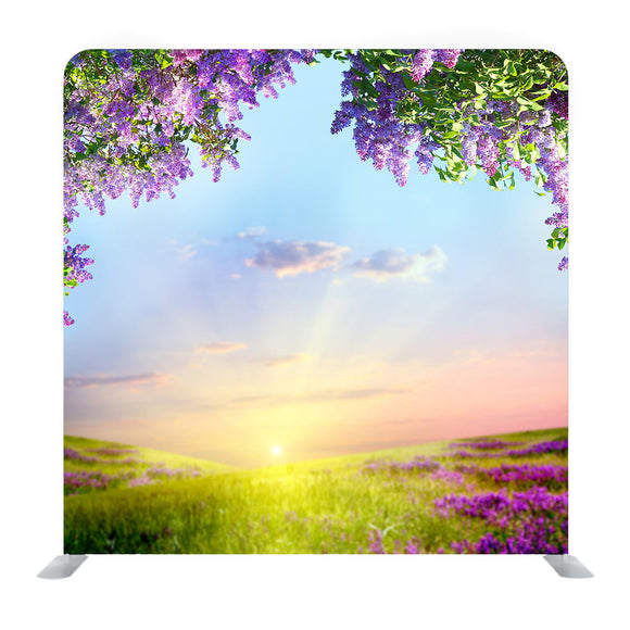 Spring Landscape Background Media Wall