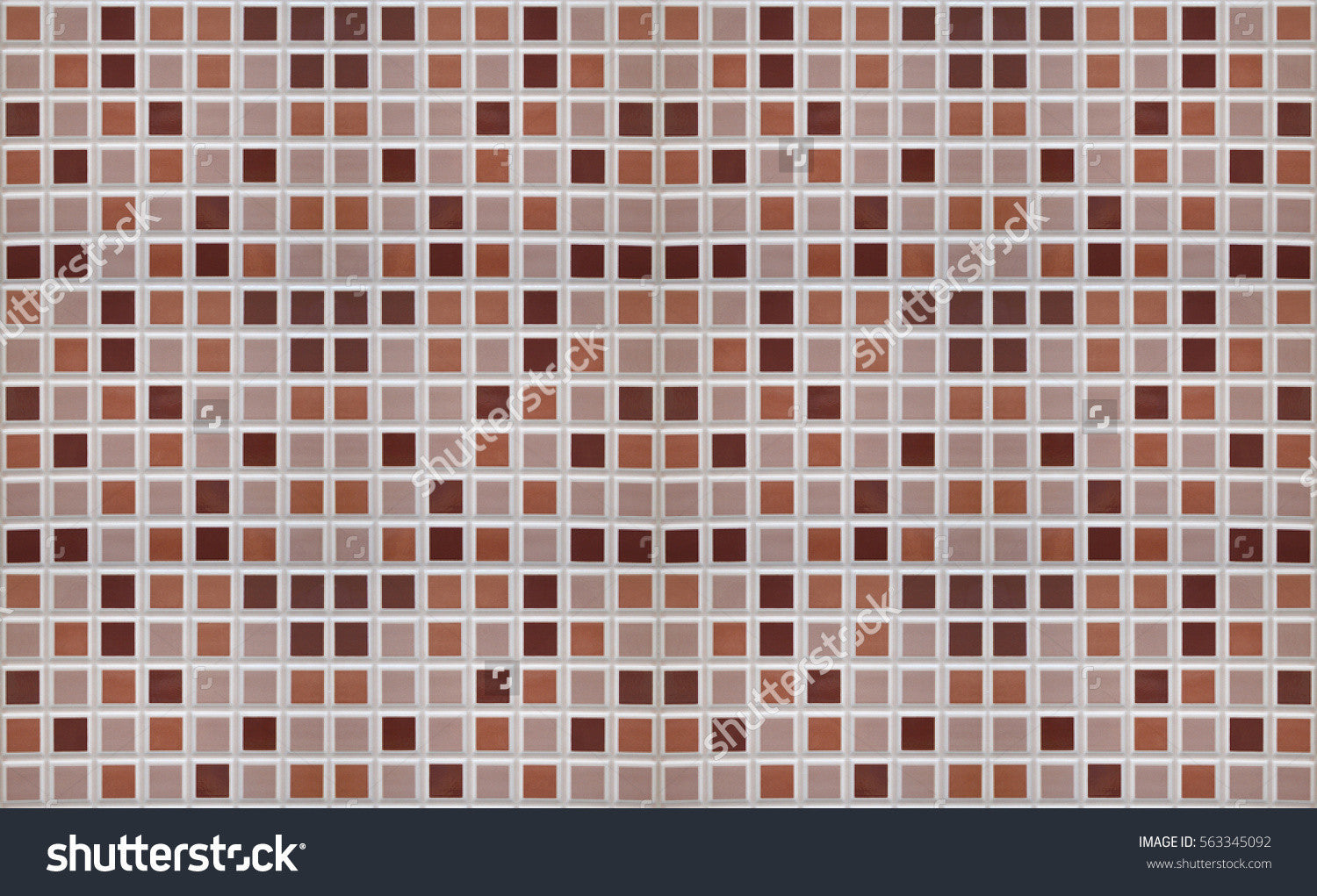 Brown Wall Tile Print Photography Backdrop